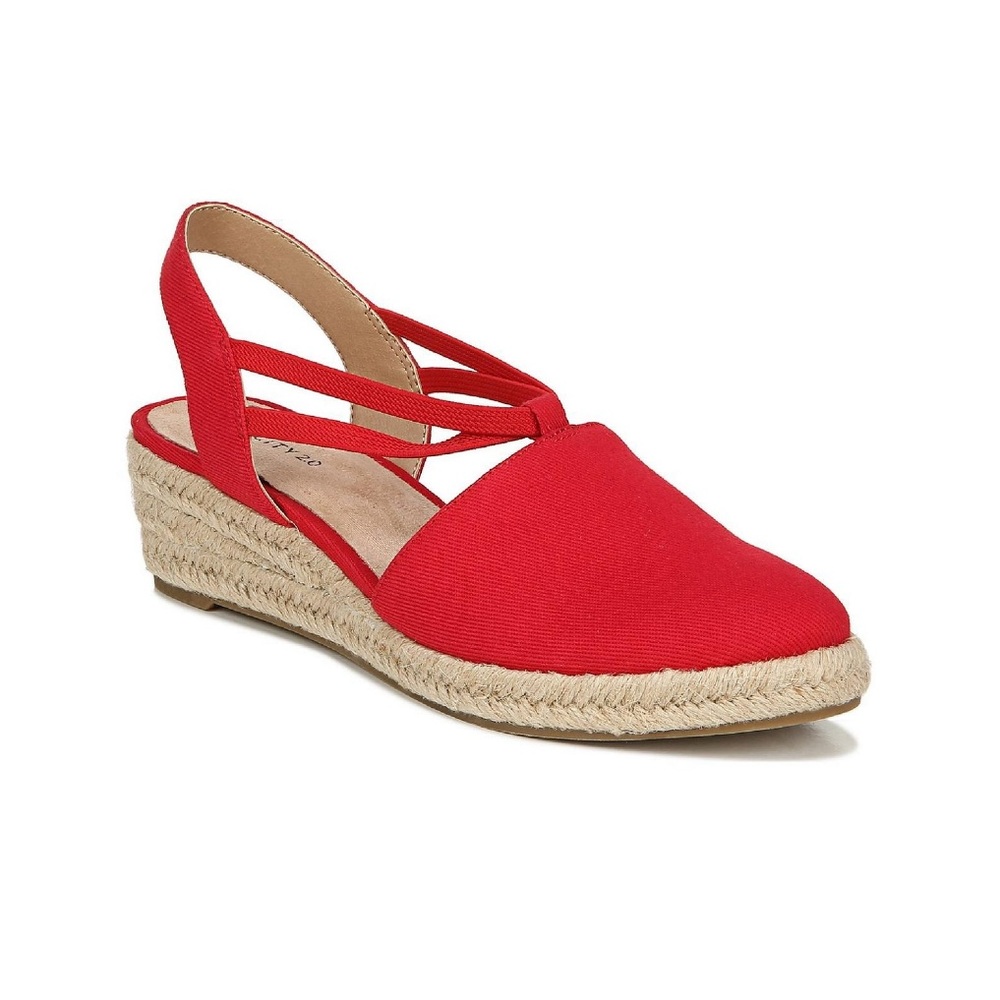 LifeStride Womens Katrina 2 Slingback Pumps Wedge Sandals